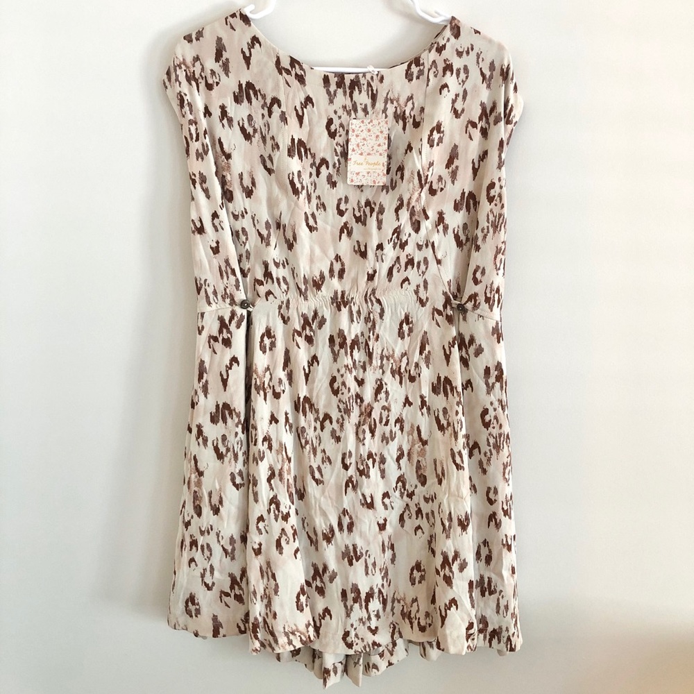 Free people cap sleeve mini dress